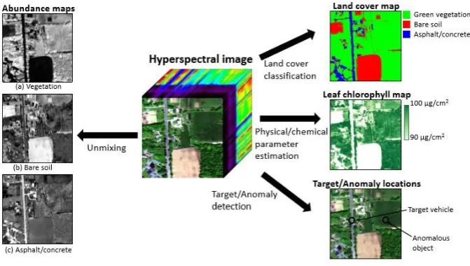 Figure 2: Hyperspectral image analysis tasks [11] 