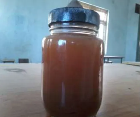 Fig. 3.11: pycnometer with soil sample 