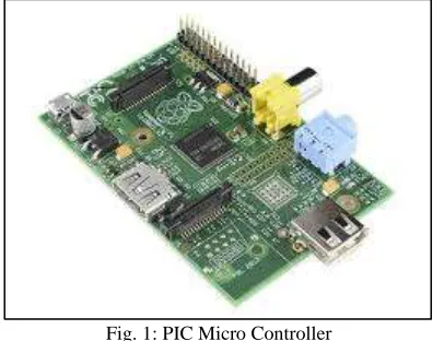 Fig. 1: PIC Micro Controller 