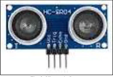 Fig. 2: Ultrasonic Sensor 