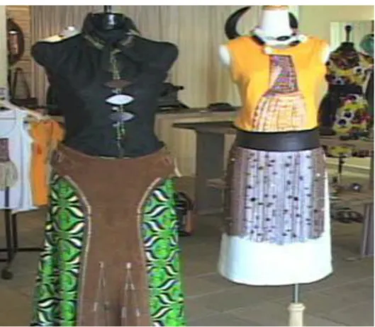 Figure 2.3: Garment designs by Wambui Njogu MOOCOW 