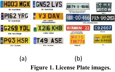 Figure 1. License Plate images. 