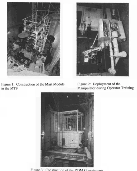 Figure 2: Deployment of the Manipulator during Operator Training 