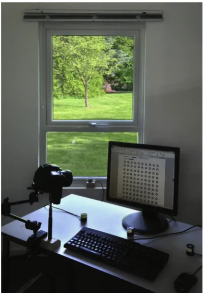 Fig. 1. Internal view of the test room.