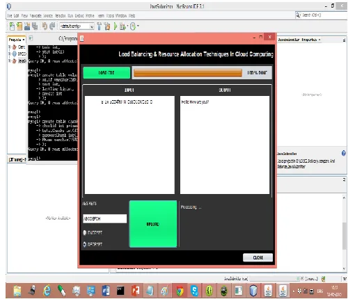 Figure 4. The encryption of file submitted by Mobile/Web Job submitter successful 
