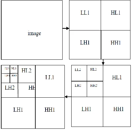 Fig. 3 level DWT breakdown 