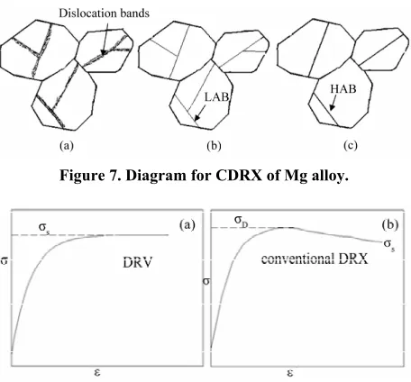 Figure 7. Diagram for CDRX of Mg alloy. 