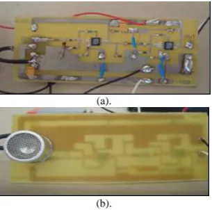 Fig. 3: The photos of one out of the three amplification kits assembling the receiving system