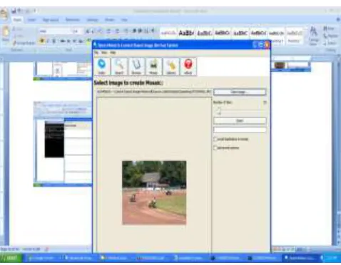 Fig. 5: Select Image to Create Mosaic 
