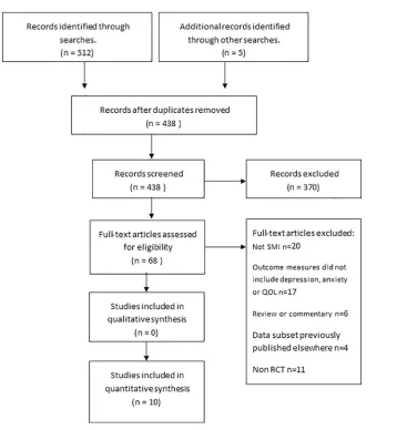 Fig 1. PRISMA flow diagram of the search process.