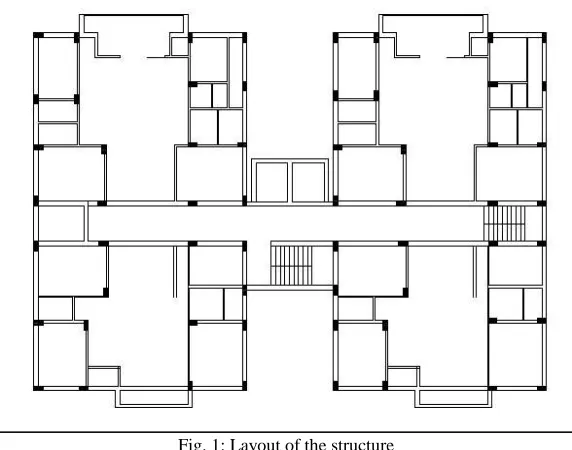 Fig. 1: Layout of the structure 