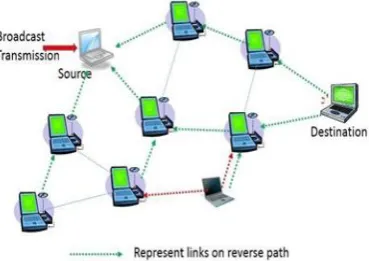 Fig 5.  Scale free RREQ MESSAGE PROCESSING 