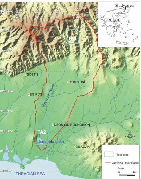 Figure 1. Location map of the study area. 