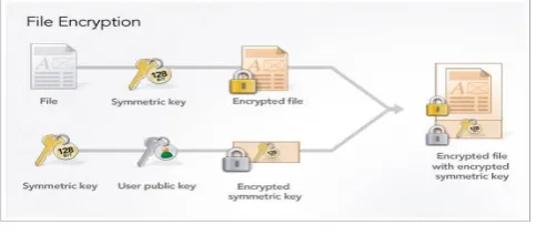 Fig 3: Symmetric-key Encryption algorithms cryptography that use the same cryptographic keys for 