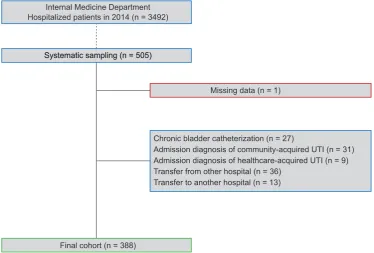 Figure 1 – Flow diagram of patients´ inclusion and exclusion in the study cohort