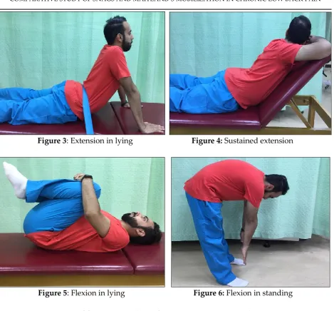 Figure 3: Extension in lying                              