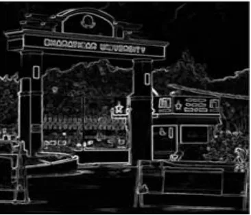 Figure 2:  Sobel operator applied  