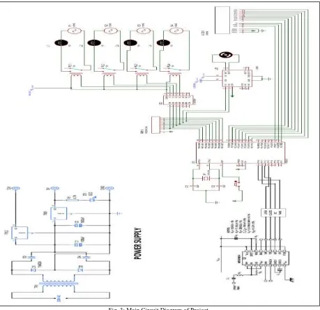 Fig. 3: Main Circuit Diagram of Project 