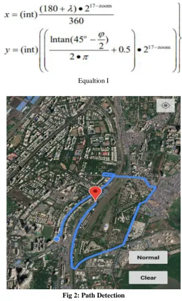 Fig 2: Path Detection 