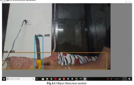 Fig 4.1 Object Detection module  