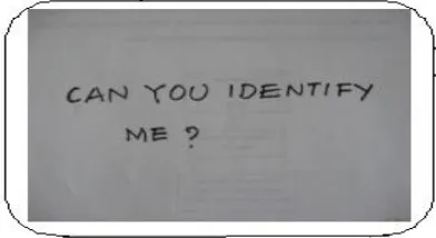 Figure 4.3:  Captured image of Handwritten text  