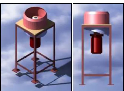 Fig. 2: CAD drawing of the setup 