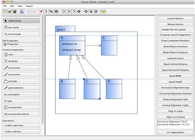 Figure 1: Class Diagram Editor