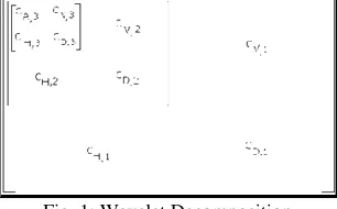 Fig. 1: Wavelet Decomposition 