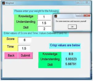 Figure 4: Result from simple evaluation 