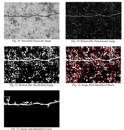 Fig. 23: Image with Identified Cracks