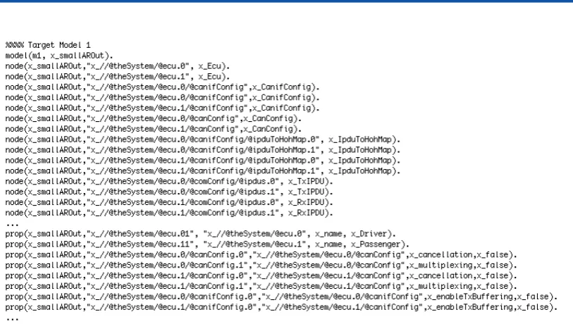 Figure 4: An excerpt of deployment alternatives generated by the JTL transformation.