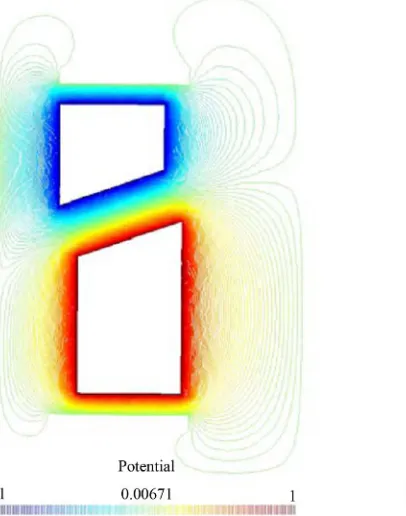 Figure 4. Mechanical drawing of the spiral inflector. 