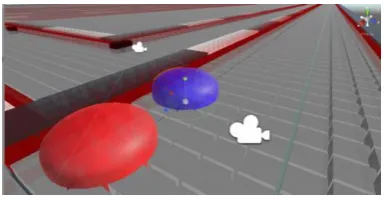 Figure 11.  A* algorithm demonstration development interface (in Unity). 