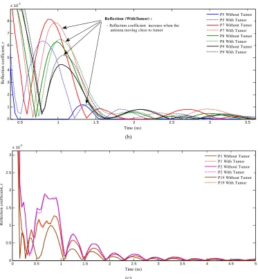Figure 6. Time domain peaks detection at P8. 