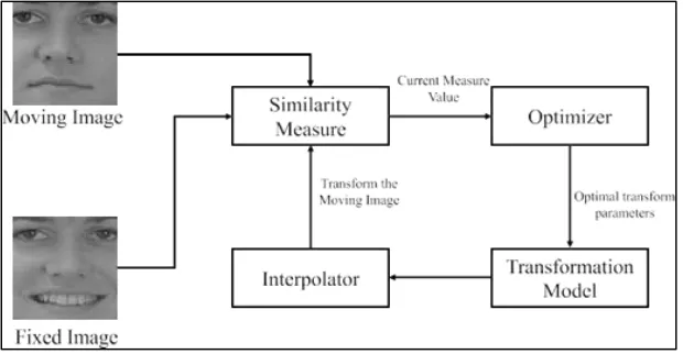 Fig. 2: Illustration of diffeomorphic groupwise registration 
