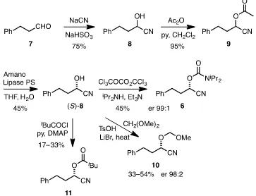 Figure 2. Chiral nitriles 4–6. 