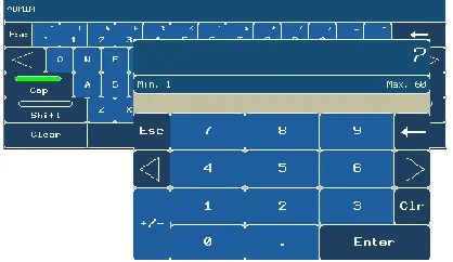 Figure 12.  Screen for remote control of the water wells  