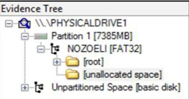 Figure 7: “PHYSICALDRIVE1” is selected from the drop down box, this corresponds to the employee’s flash  drive