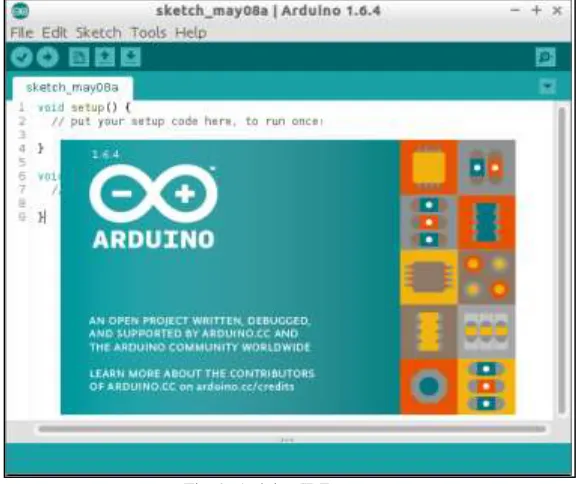 Fig. 9: Arduino IDE program 