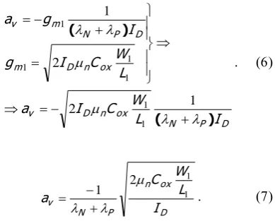 Figure 1.  Common-source amplifier with passive load 