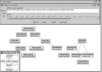 Figure 11: Metamodel Scenario: Exploring binary relationships