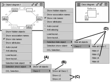 Figure 1: Selection by object identity and class membership