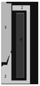 Figure 6.   The mesh of the actuator 