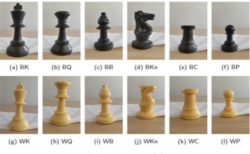 Fig. 5. Chess pieces/ data set. 