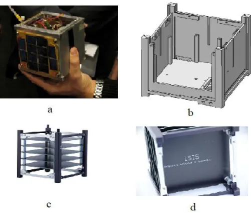 Fig. 4. Some collected CubeSat structures [16]-[18]  