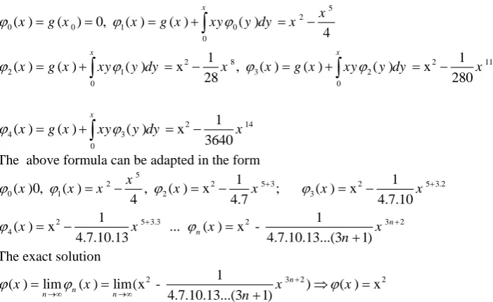  Table (4) The numeric results for the exact solution, Trap rule  andSimp. rules with error in each case 