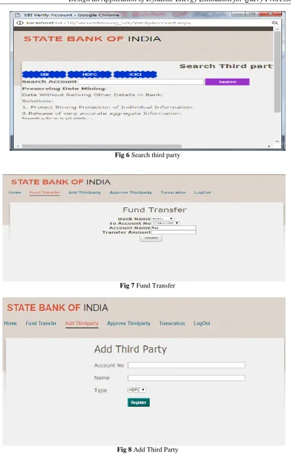 Fig 6 Search third party 