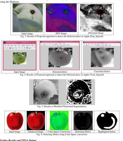 Fig. 5: Results of Modified Watershed Segmentation 
