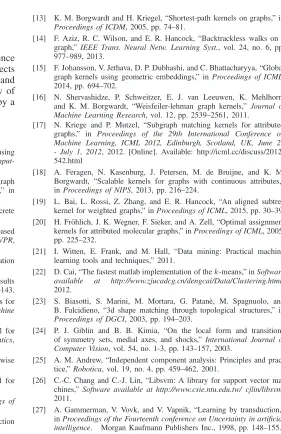 TABLE I.CLASSIFICATION ACCURACIES (IN % ± STANDARD ERROR) AND THE RUNTIME OF COMPUTING KERNEL MATRICES.
