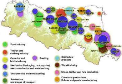 Figure 3 -Emilia-Romagna Region (source www.investinemiliaromagna.it) 